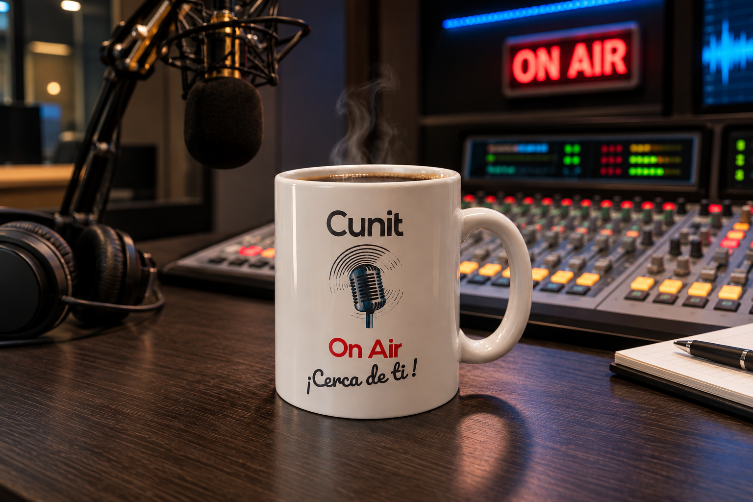 Taza Cerca de Ti de Cunit On Air